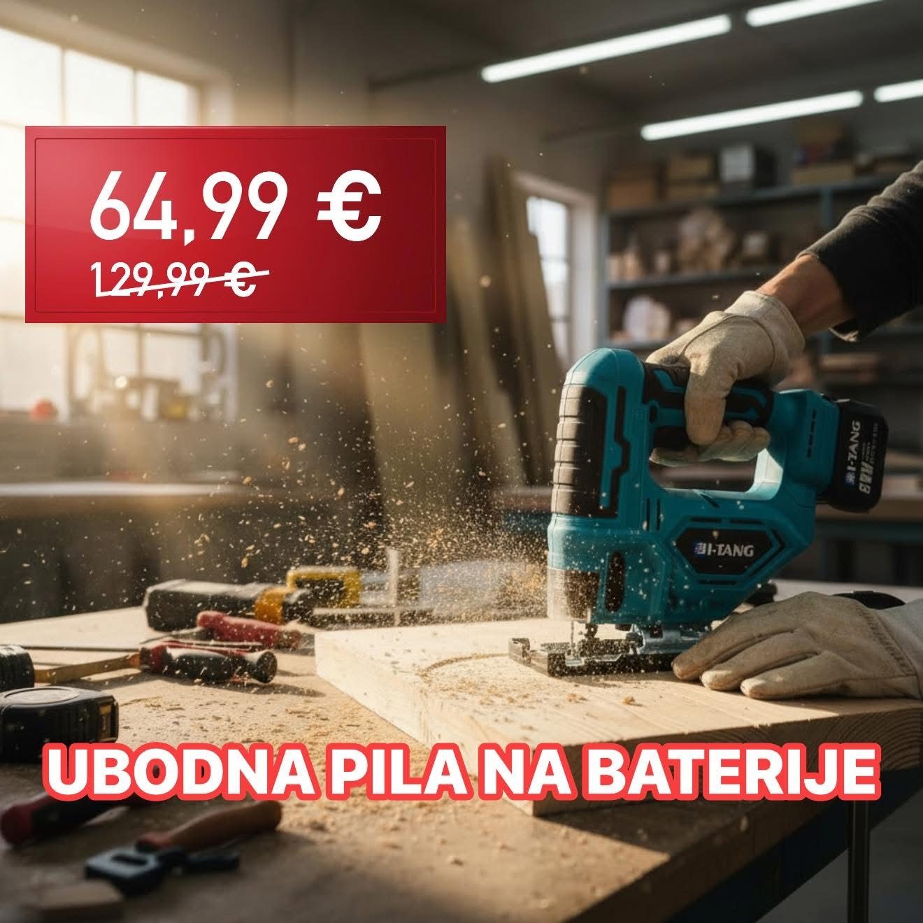 BITANG AKU UBODNA PILA SA BATERIJOM I PUNJAČEM