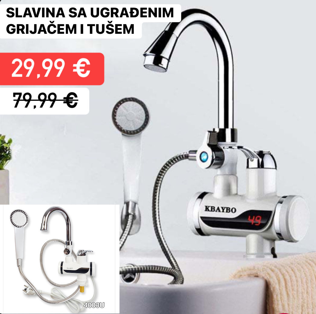 SLAVINA SA GRIJAČEM I TUŠEM